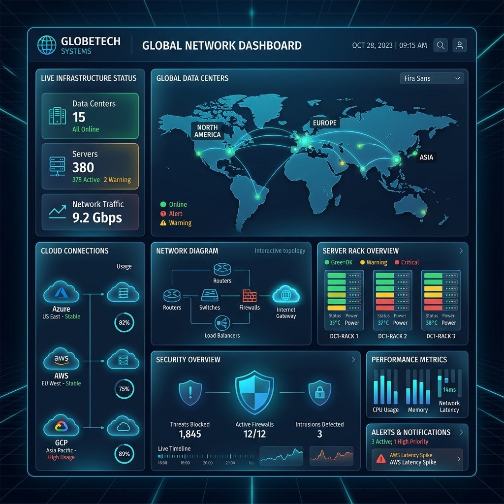 TechDoctor Dashboard UI Illustration